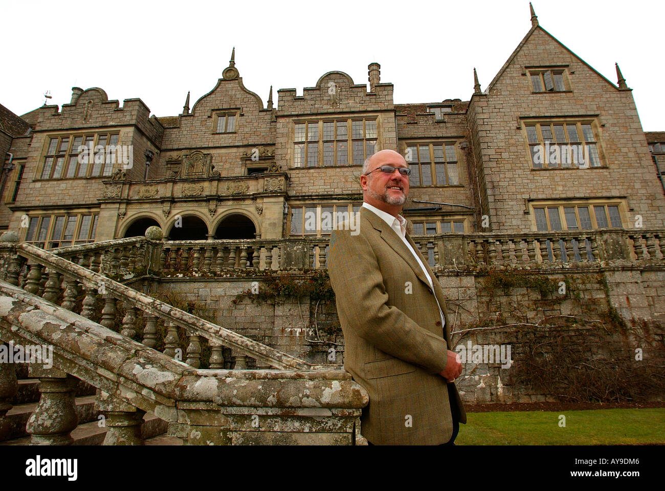 Peter de Savary's Bovey Castle near Moretonhampstead on Dartmoor in Devon, UK Stock Photo