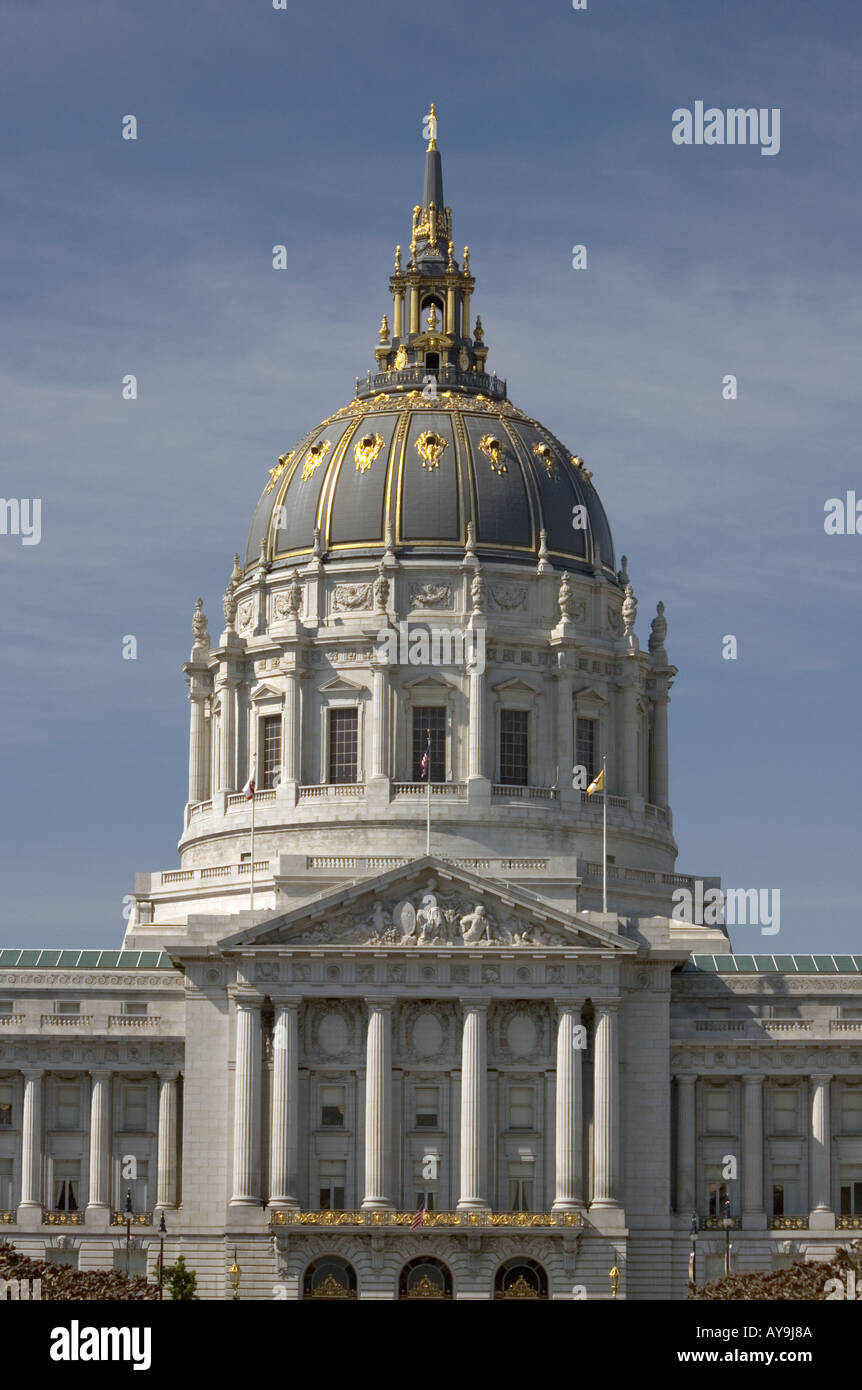 The dome of San Francisco's City Hall Stock Photo - Alamy