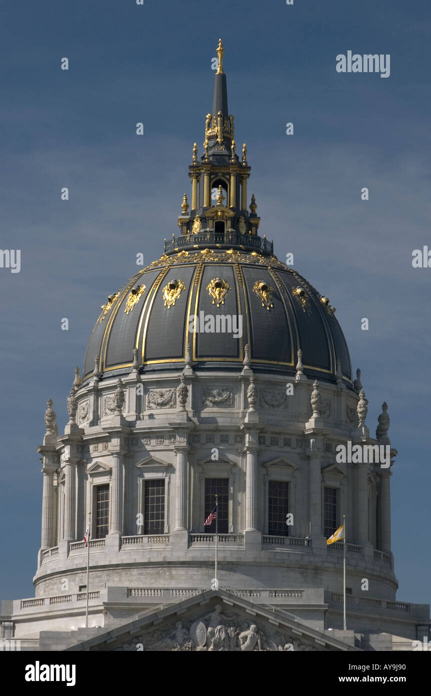 The dome of San Francisco's City Hall Stock Photo Alamy