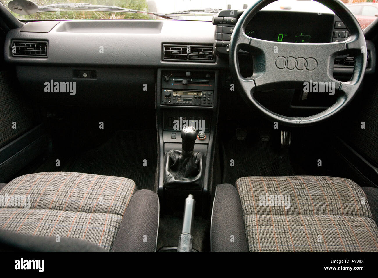 THE 80 S AUDI QUATTRO PASSENGER SEATS AND STEERING Stock Photo Alamy