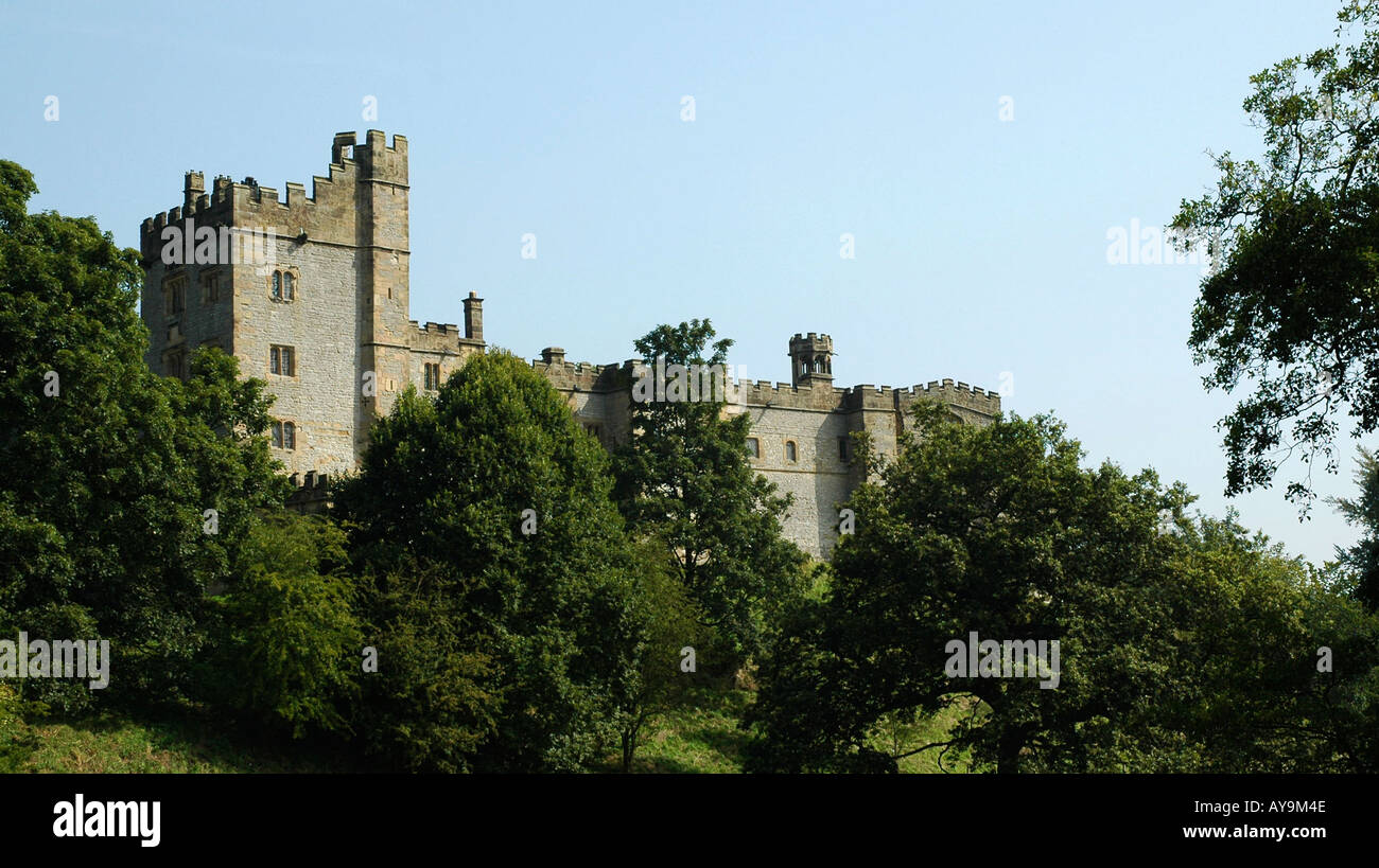 Haddon Hall, the home of Lord Edward Manners Bakewell Derbyshire Stock Photo