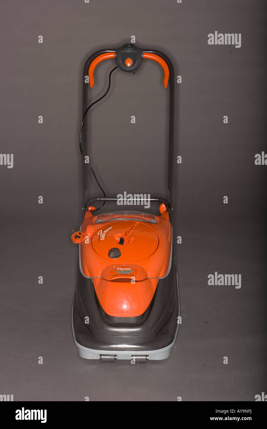 FLYMO VISION COMPACT 330 LAWNMOWER Stock Photo