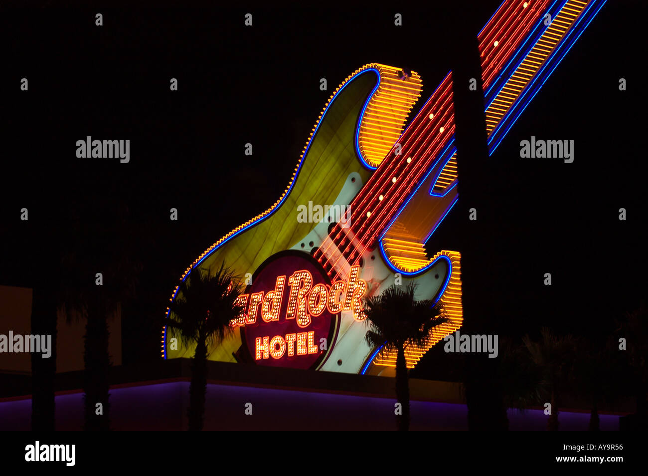 Hard rock hotel vegas exterior hi-res stock photography and images - Alamy