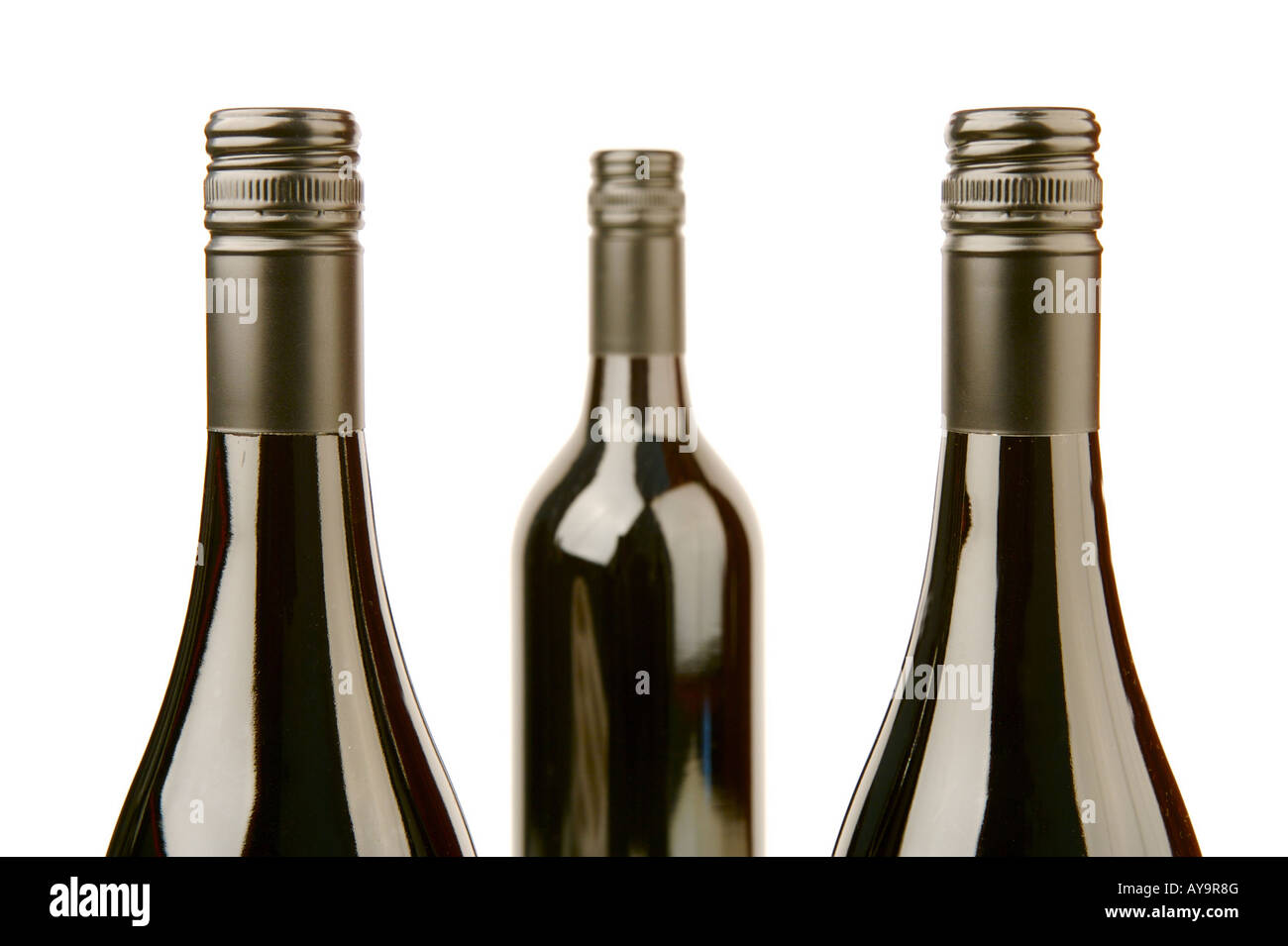 Red Wine Bottles Stock Photo Alamy
