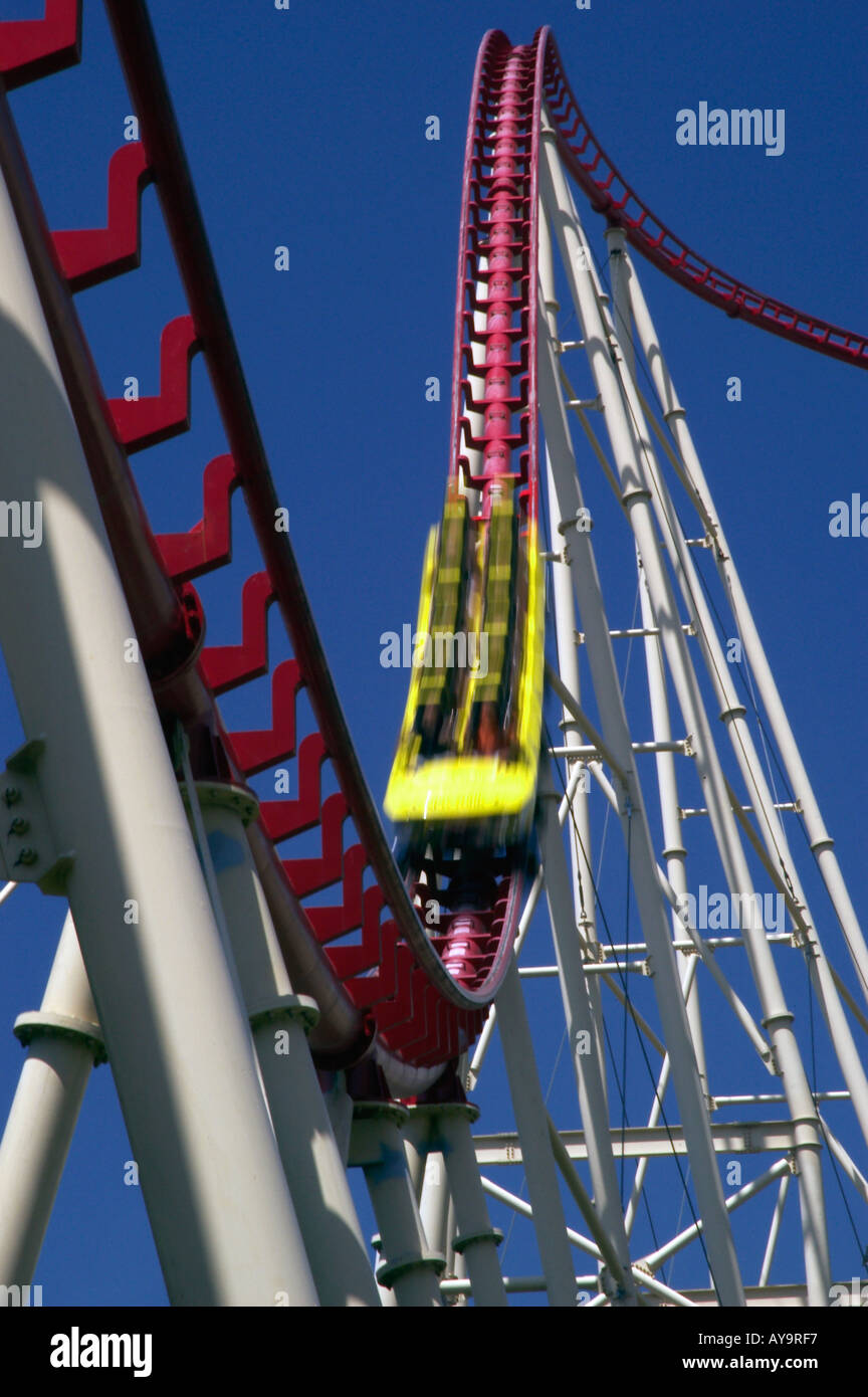 roller coaster Las Vegas Stock Photo Alamy
