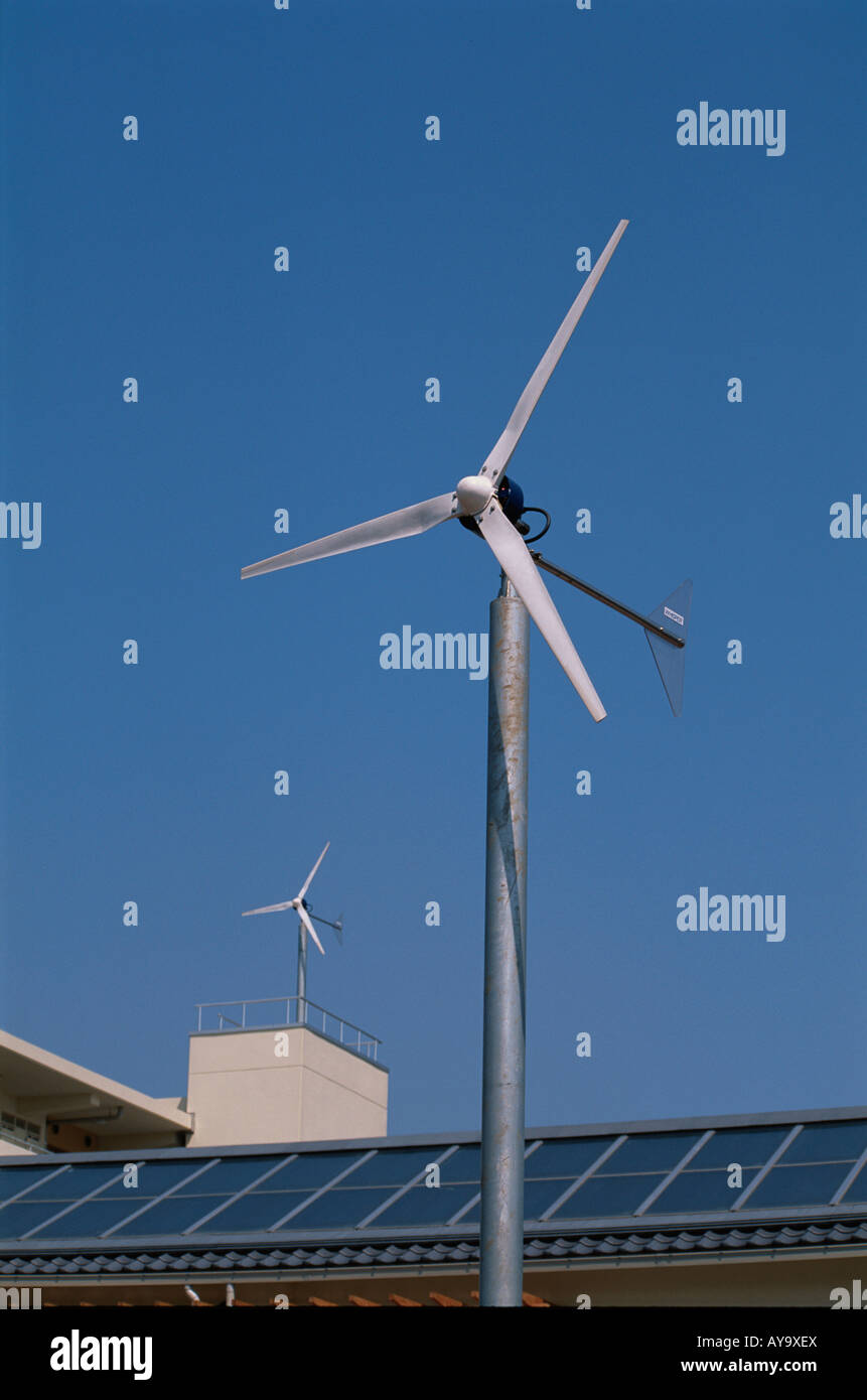 Wind Propellers Stock Photo