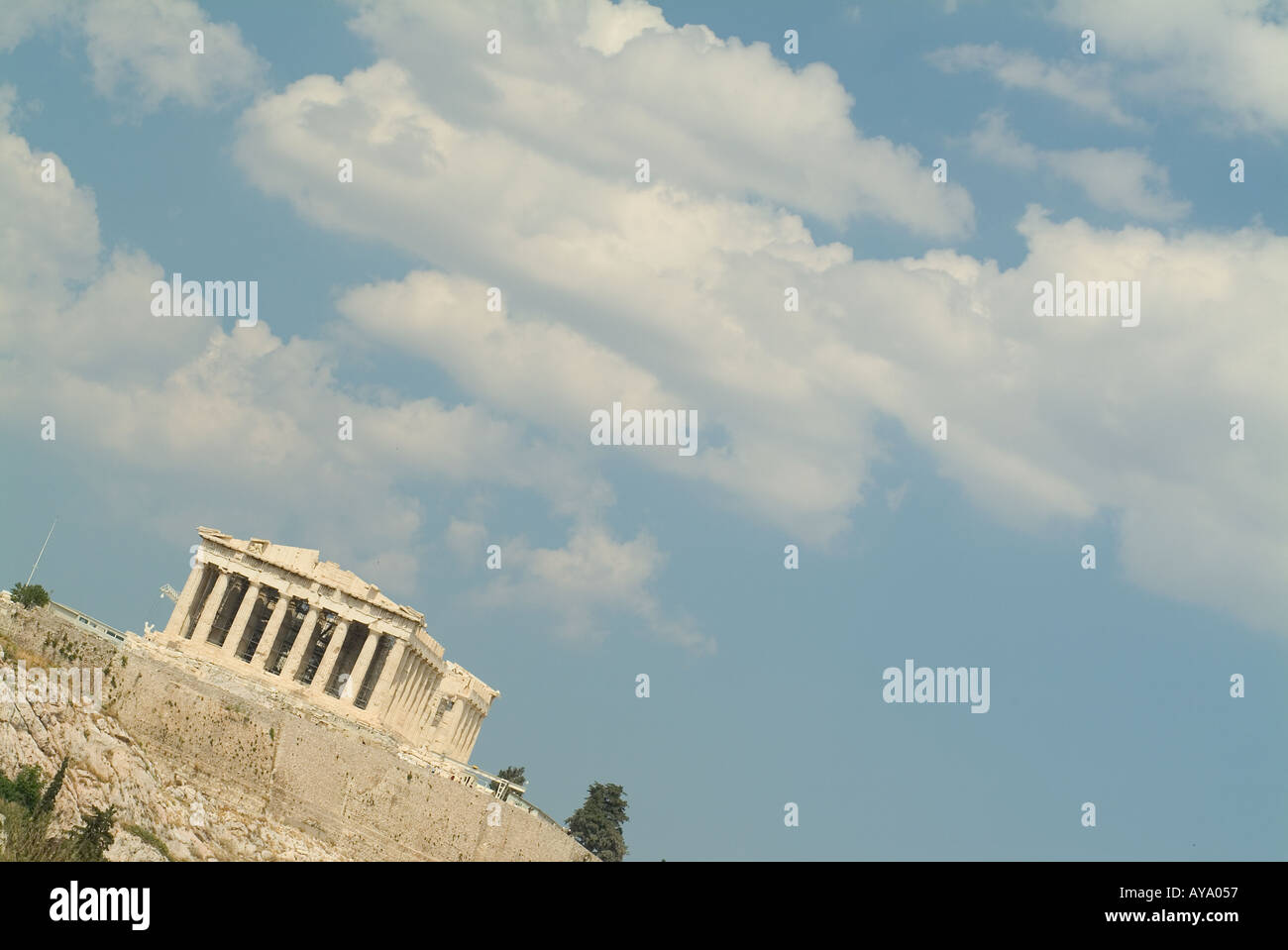 Greece Athens Acropolis Parthenon  Stock Photo