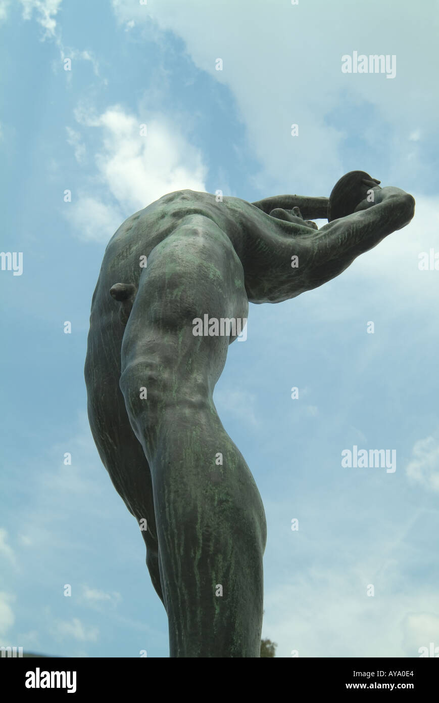 Greece Athens Olympic Discus Thrower Stock Photo Alamy