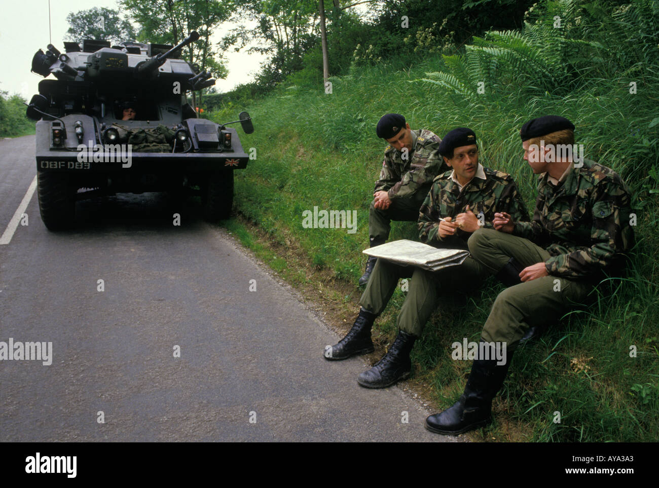 British army uniform 1990s hi-res stock photography and