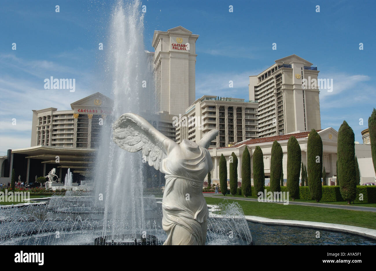 Statue at Caesars Palace Las Vegas Nevada USA Stock Photo Alamy