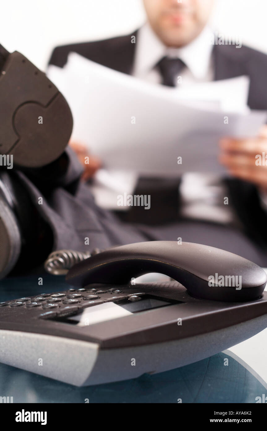 Business man in his office Stock Photo