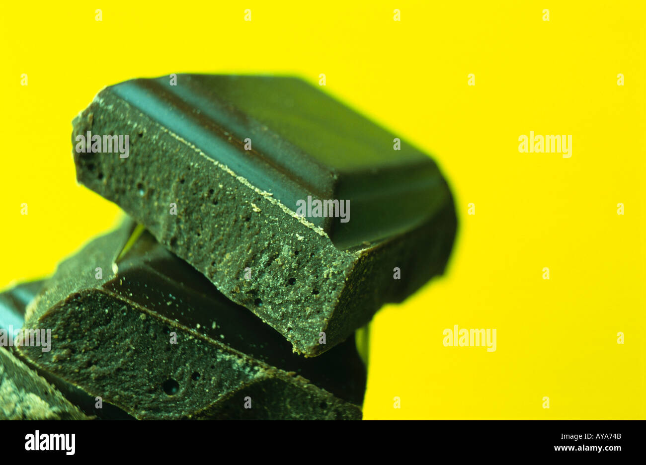 close up on chocolate stack Stock Photo - Alamy