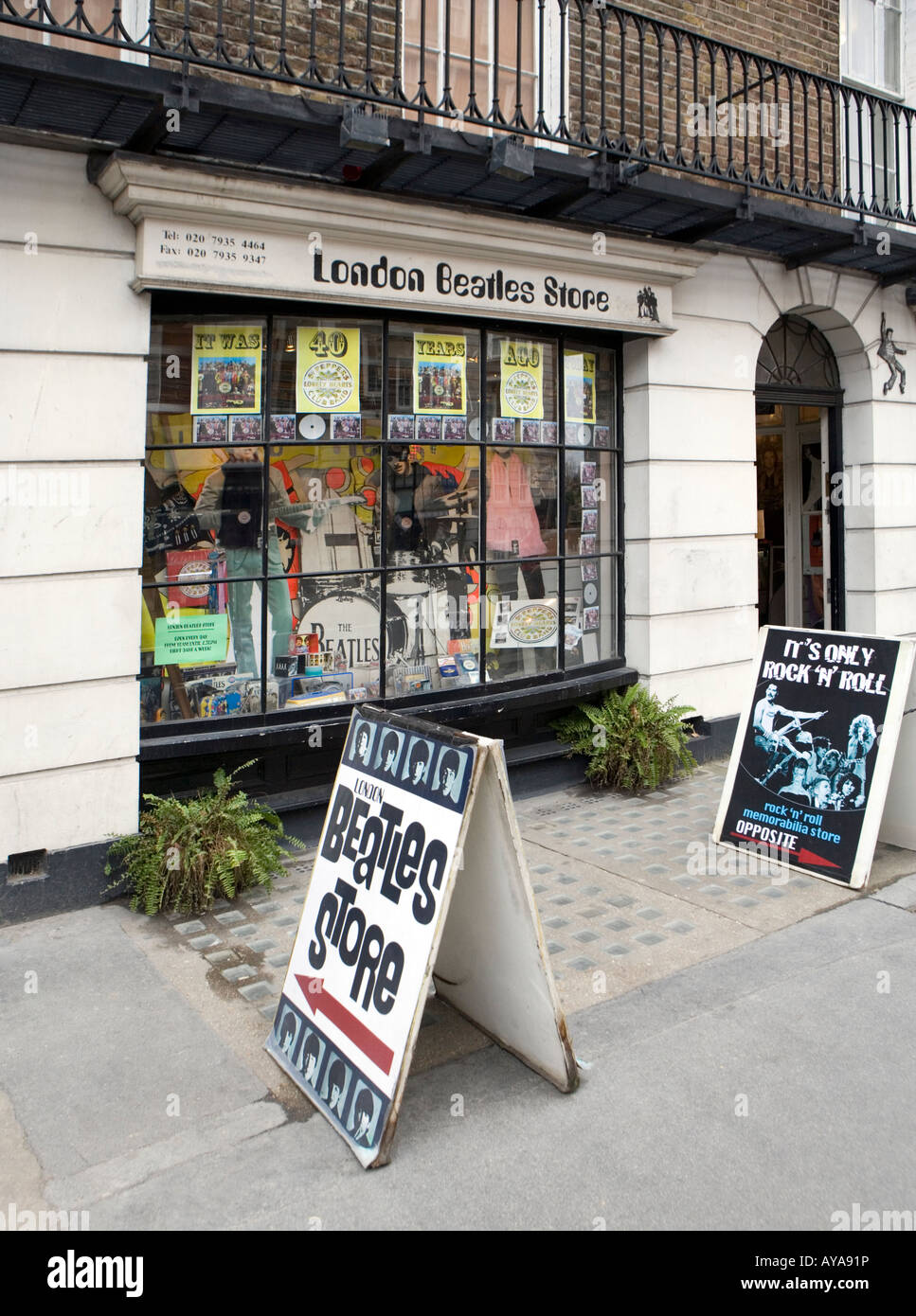 'Beatles Store'  London Stock Photo
