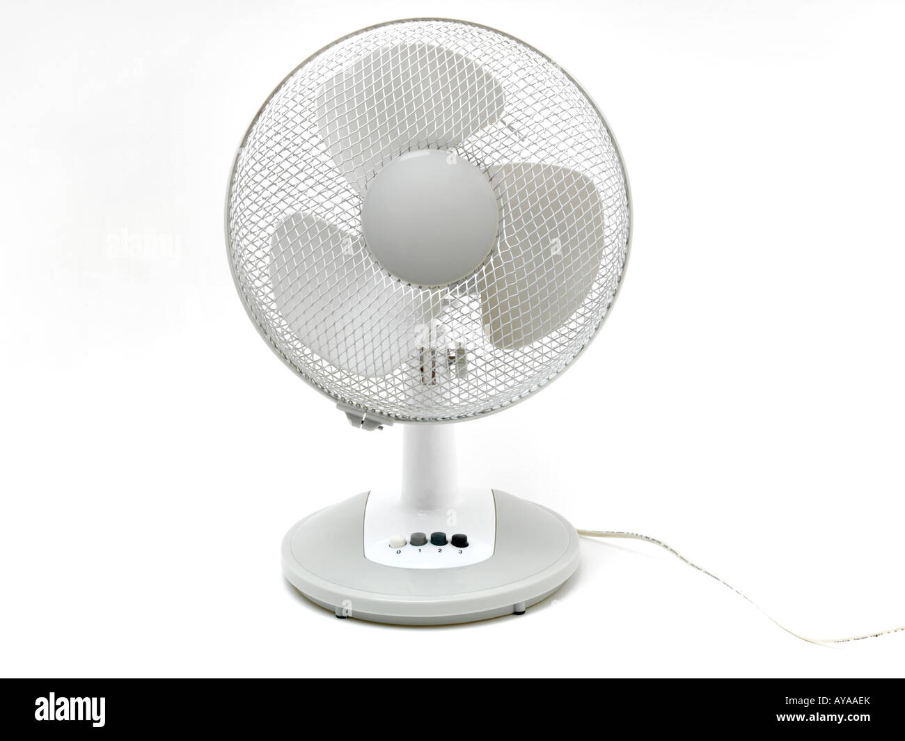 Desk Fan Stock Photo