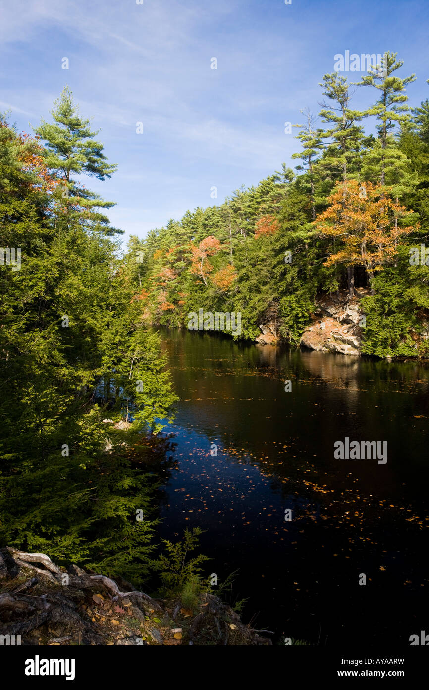 The Saco River in Hollis, Maine Stock Photo Alamy