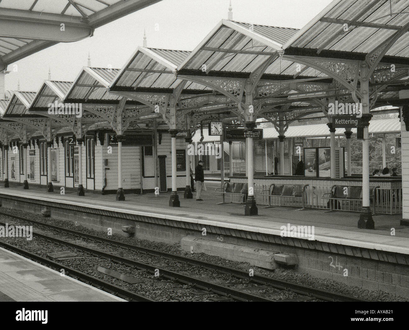 British Rail Station Stock Photo