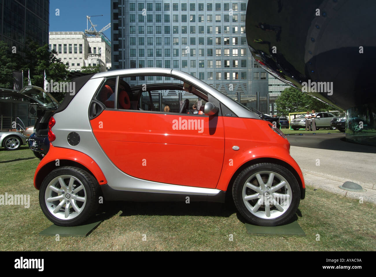 London Canary Wharf Motor Expo car motor show Daimler Chrysler Smart