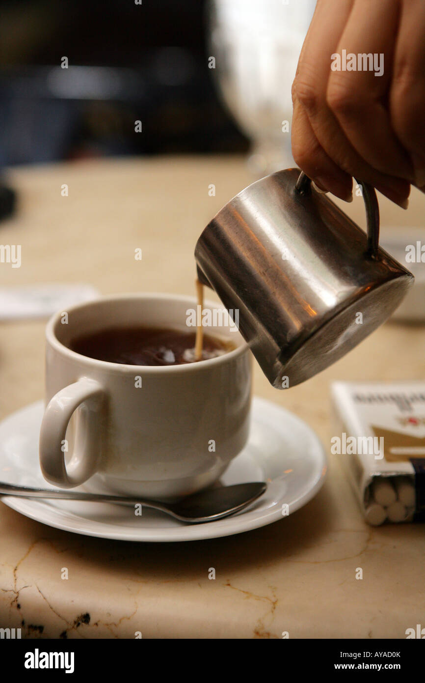 coffee and cigarettes Stock Photo Alamy