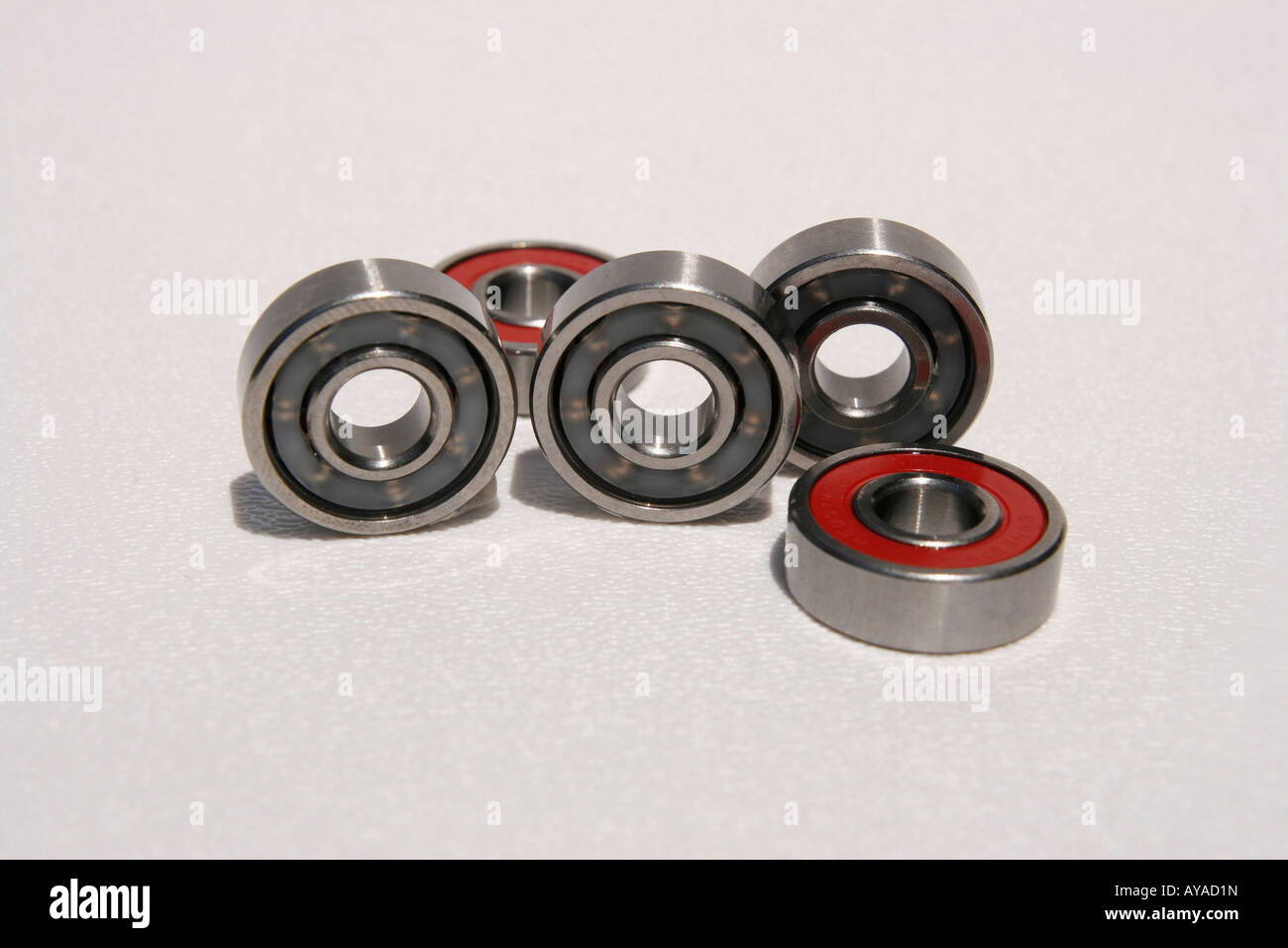 Ball bearings used in roller skates and skateboards Stock Photo Alamy
