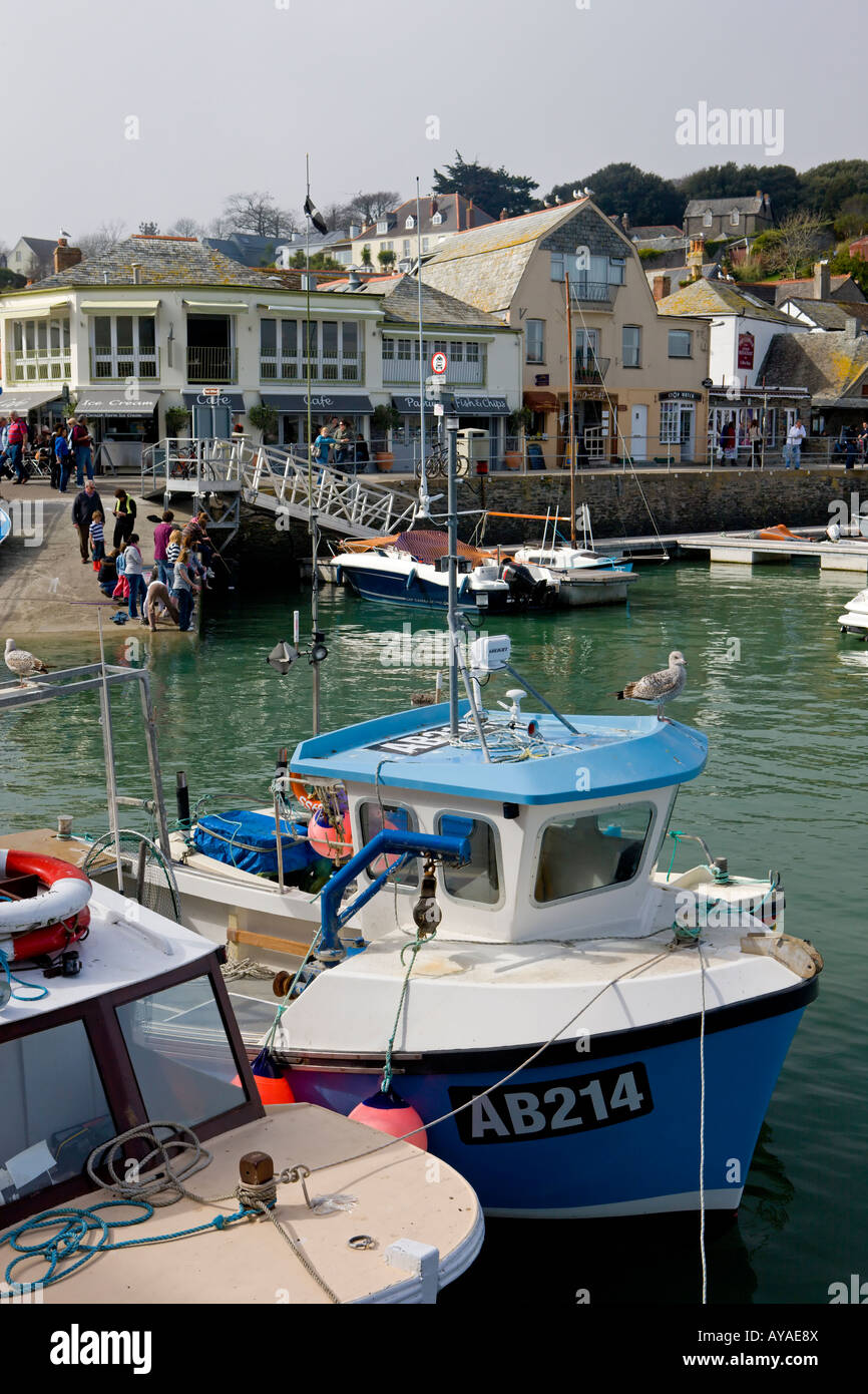 Padstow Harbour in Cornwall Stock Photo Alamy