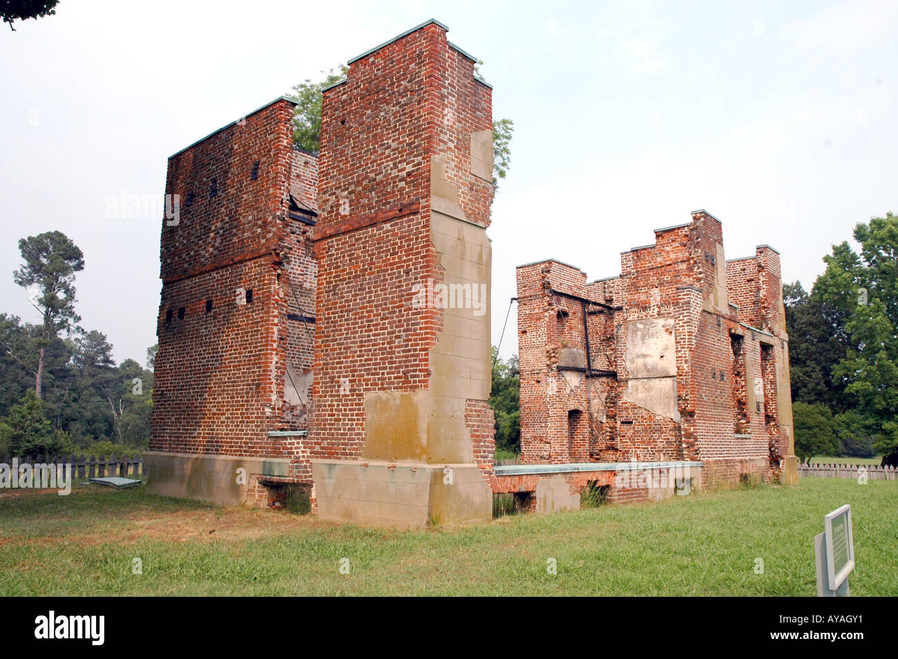 Historic Jamestowne landing Original Jamestown Settlement Ambler House