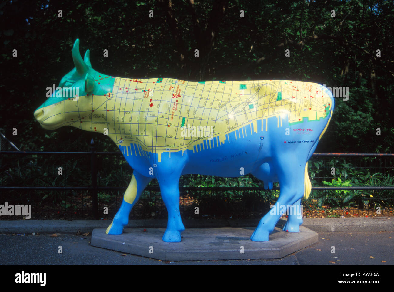 Central park map hi-res stock photography and images - Alamy