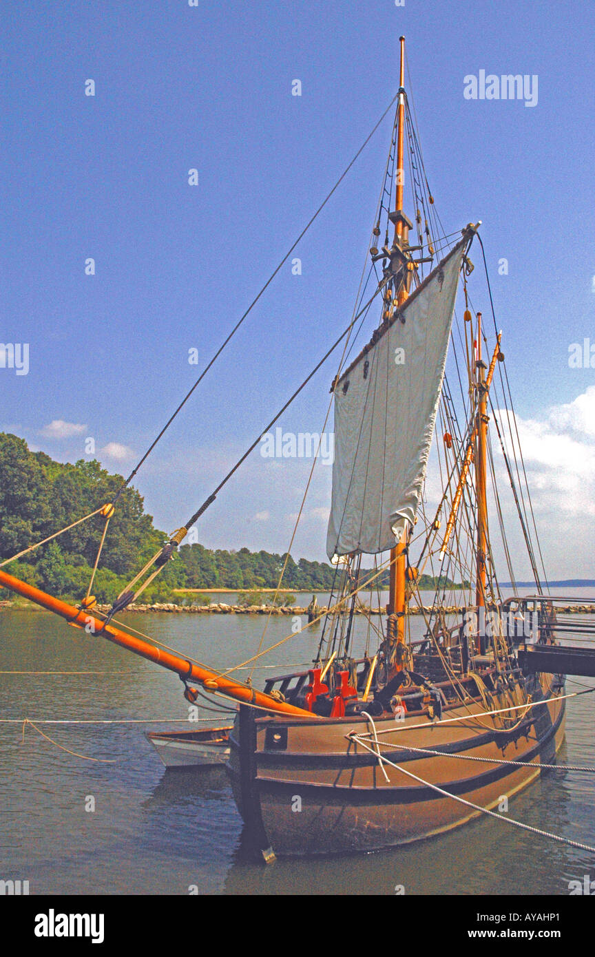 Jamestown 1607 landing hires stock photography and images Alamy