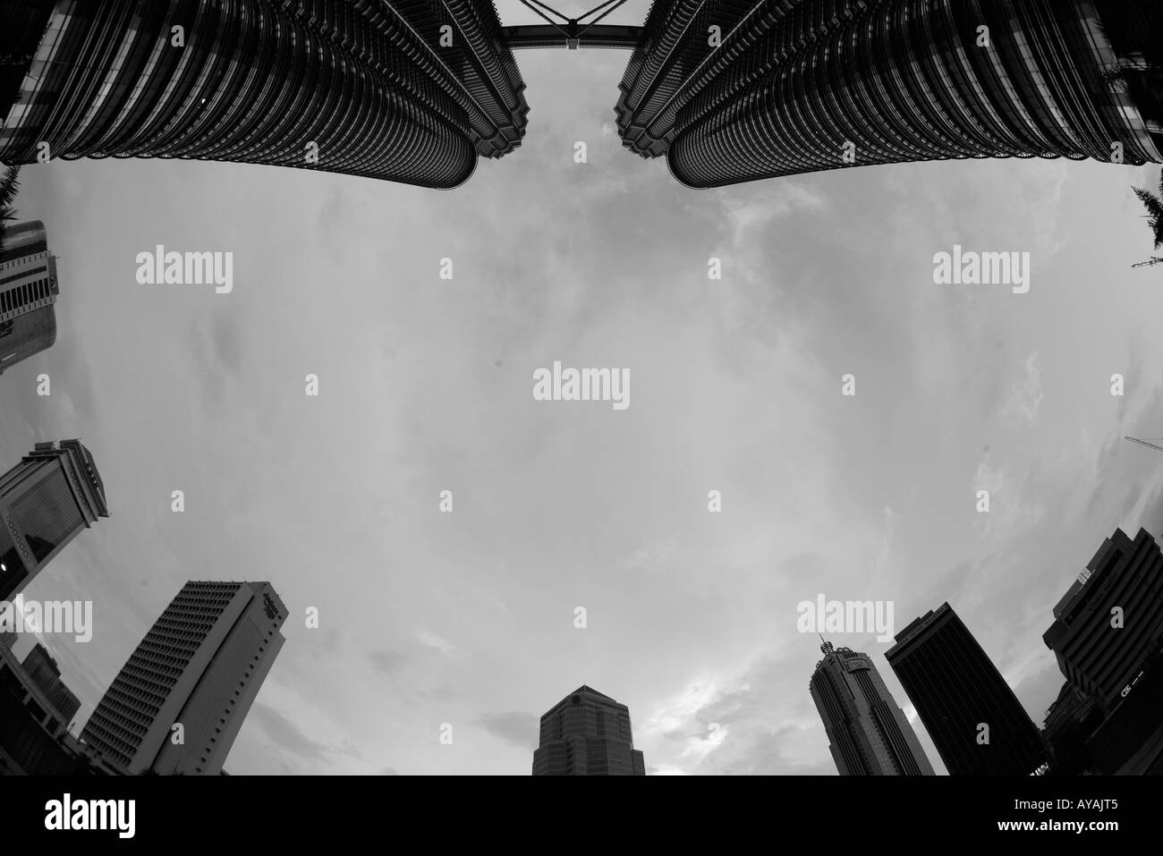 World tallest towers Black and White Stock Photos & Images - Alamy