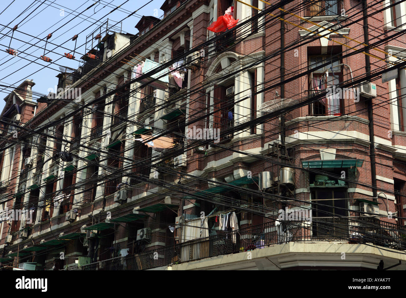 old houses in Shanghai Stock Photo Alamy