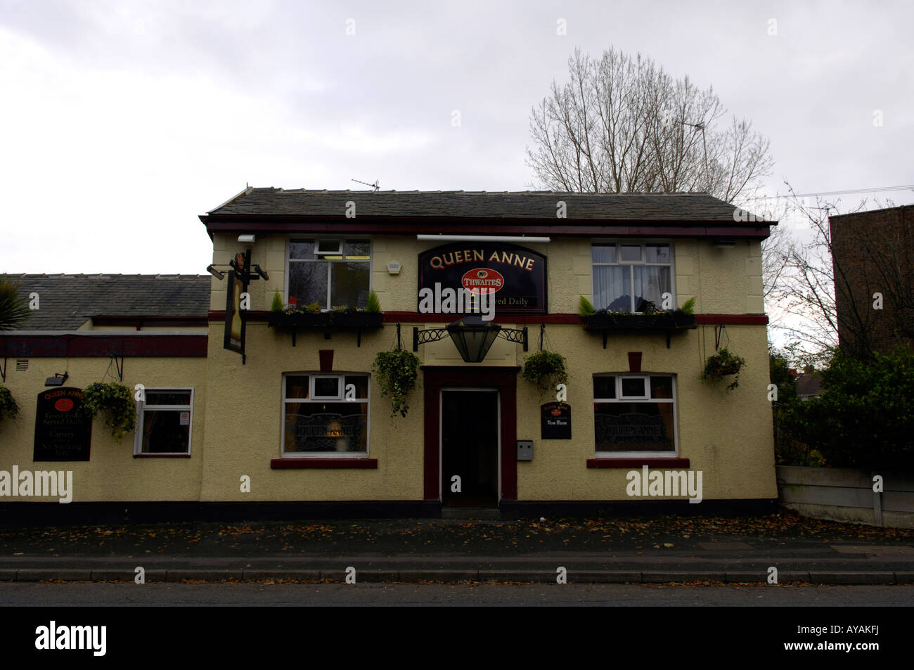 queen anne public house hollins whitefield manchester england uk pub