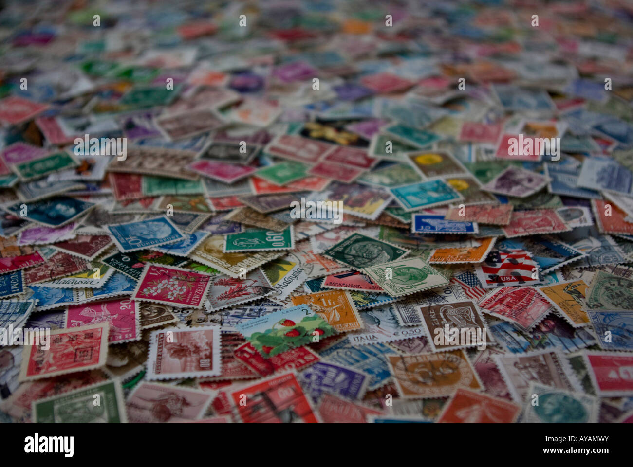 postage stamps Stock Photo