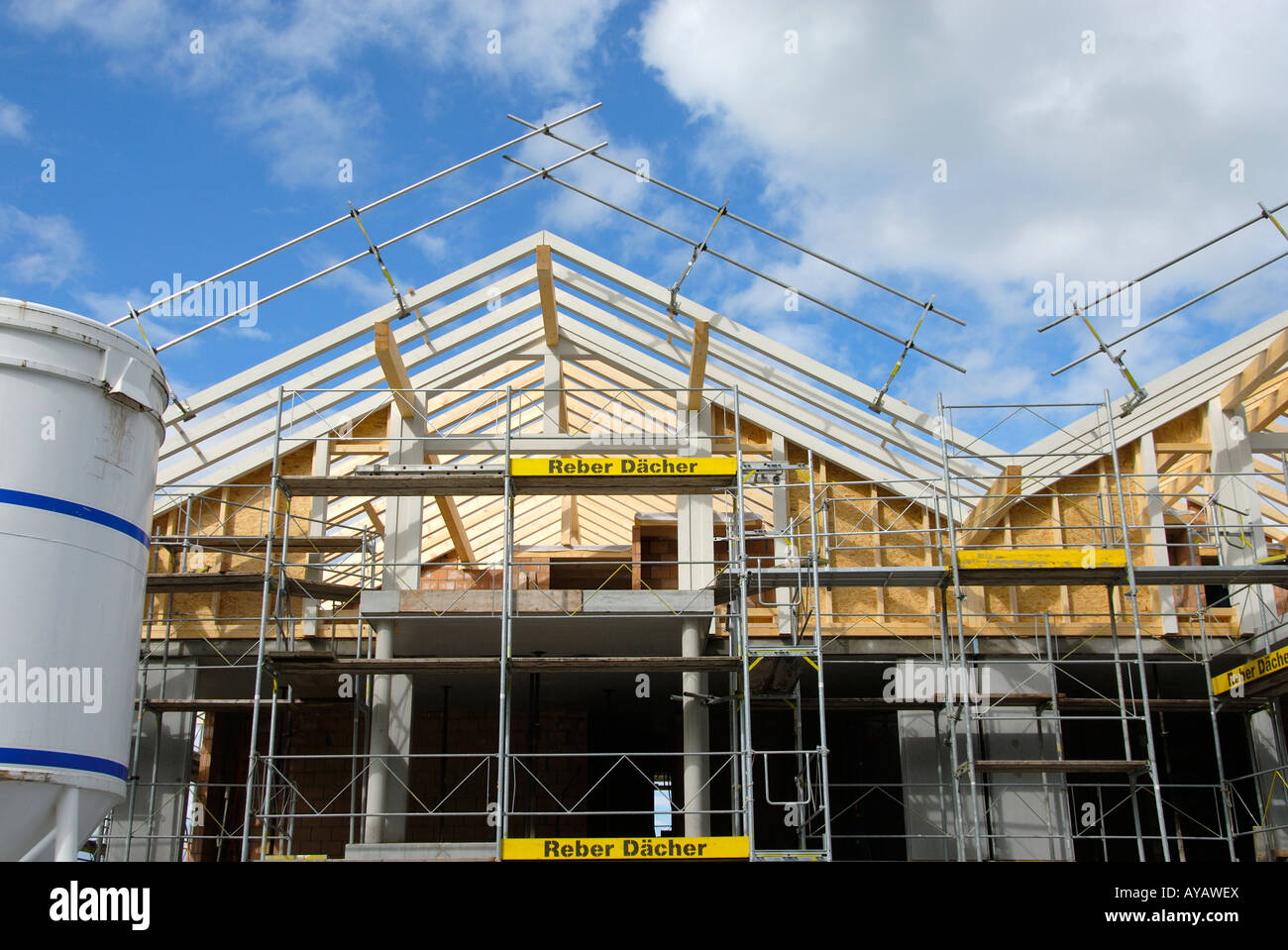 Building site on the coutryside Stock Photo