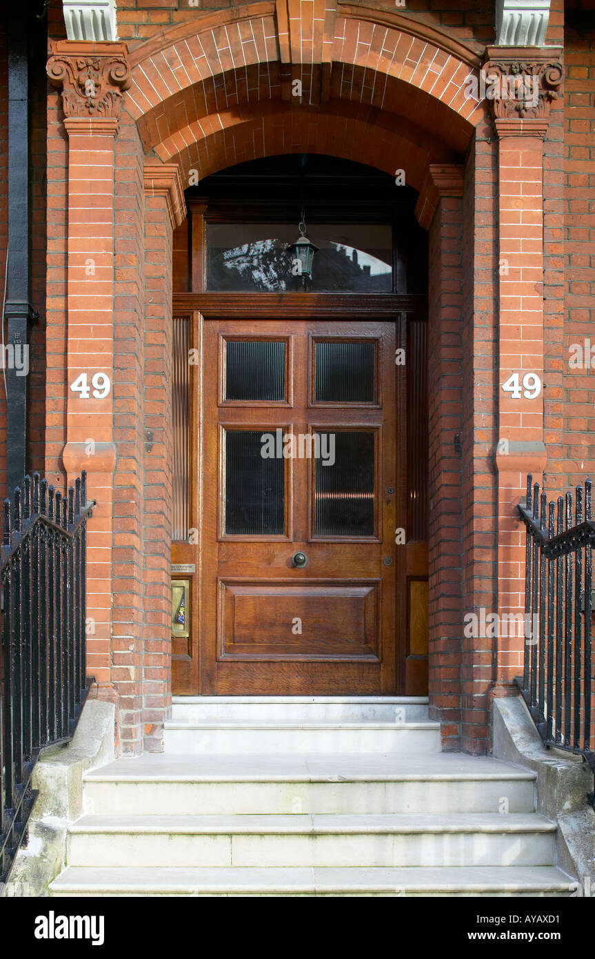 Number 49. Doors, Kensington and Chelsea. Stock Photo