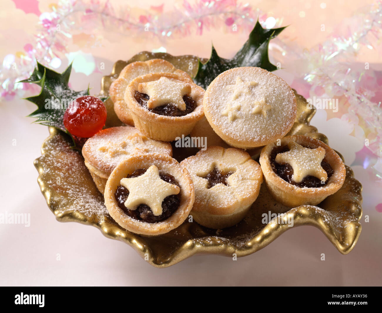 Miniature mince pies Stock Photo - Alamy