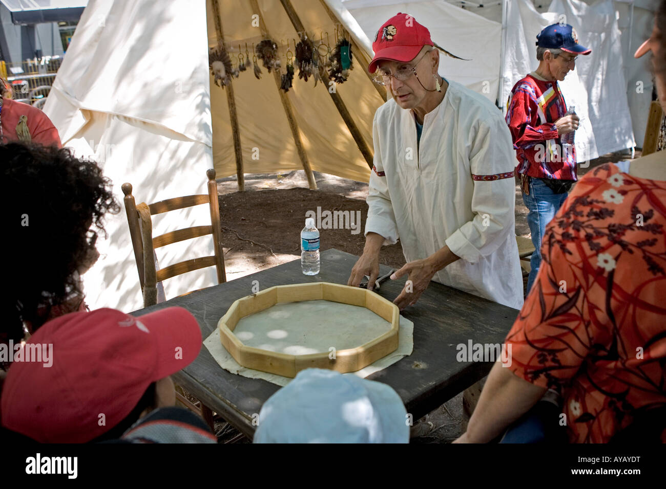 First Peoples' Festival in Montreal, Canada. Stock Photo