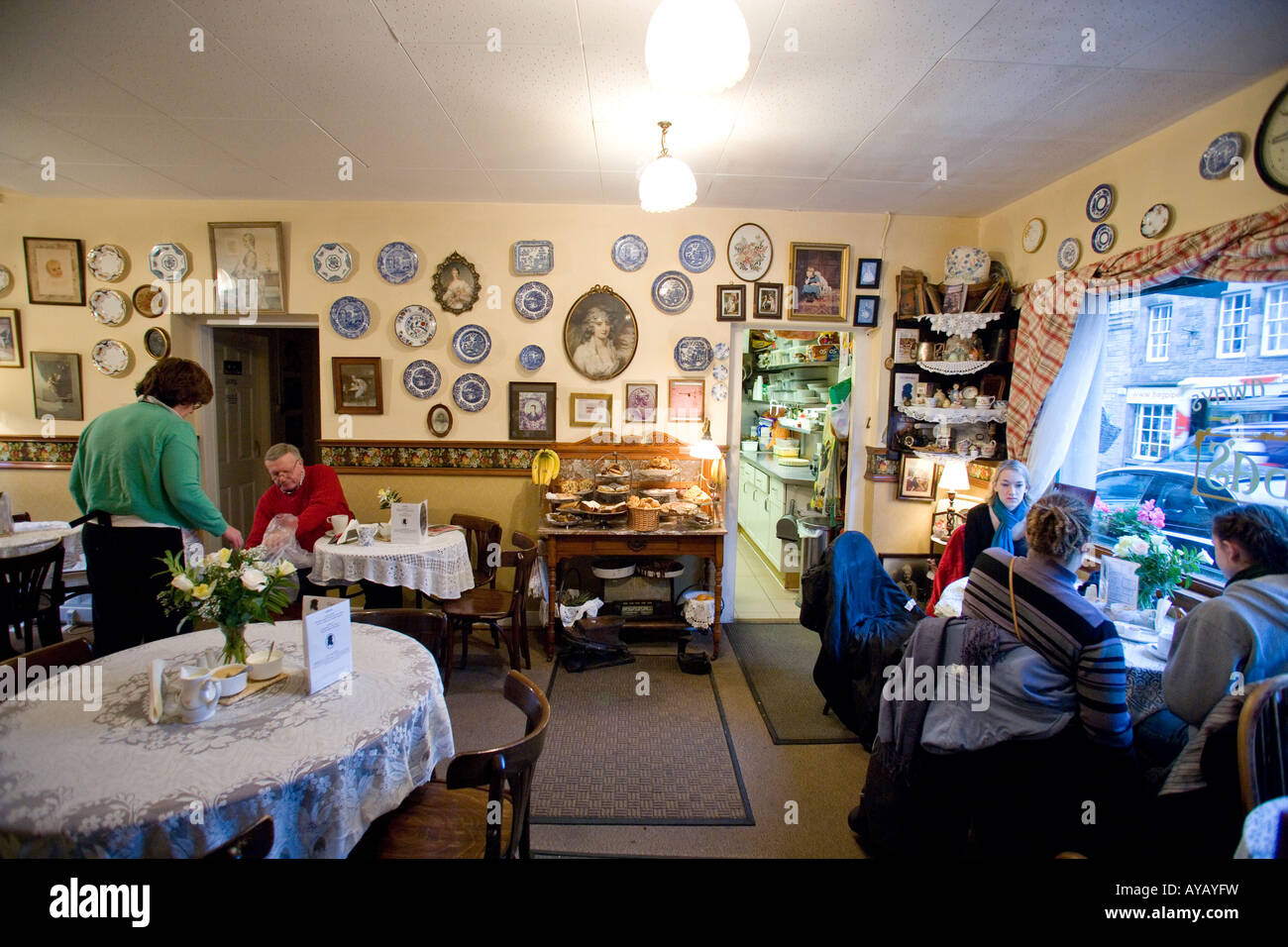 Clarindas Tea Room Edinburgh Scotland Stock Photo Alamy