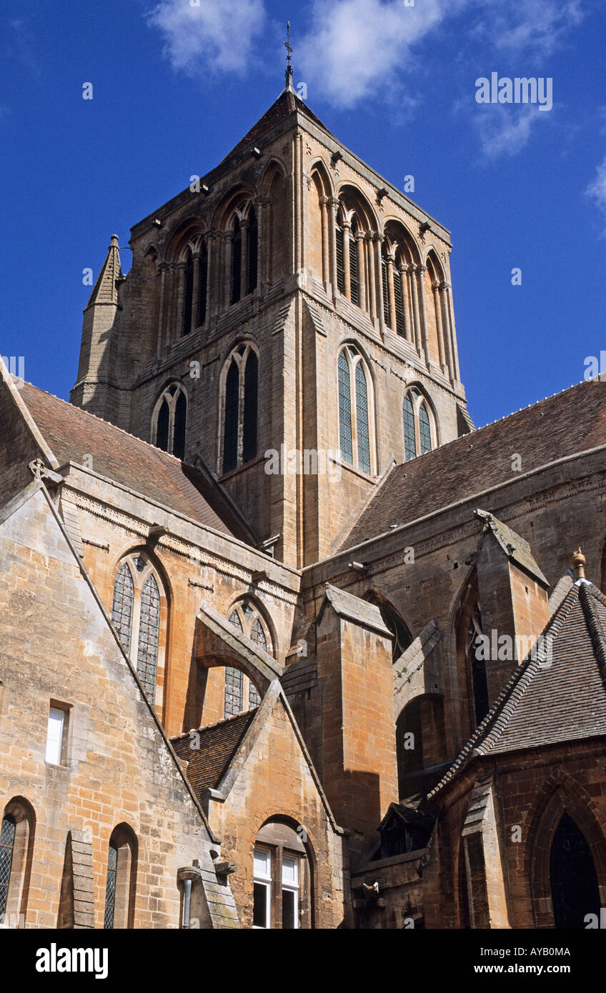 Abbey Church Exterior Close Up St Pierre sur Dives Stock Photo - Alamy