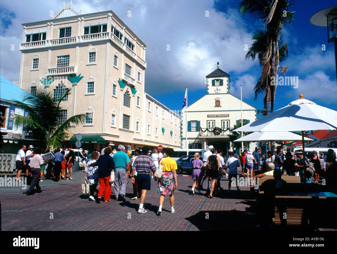 St Maarten Phillipsburg Caribbean Stock Photo