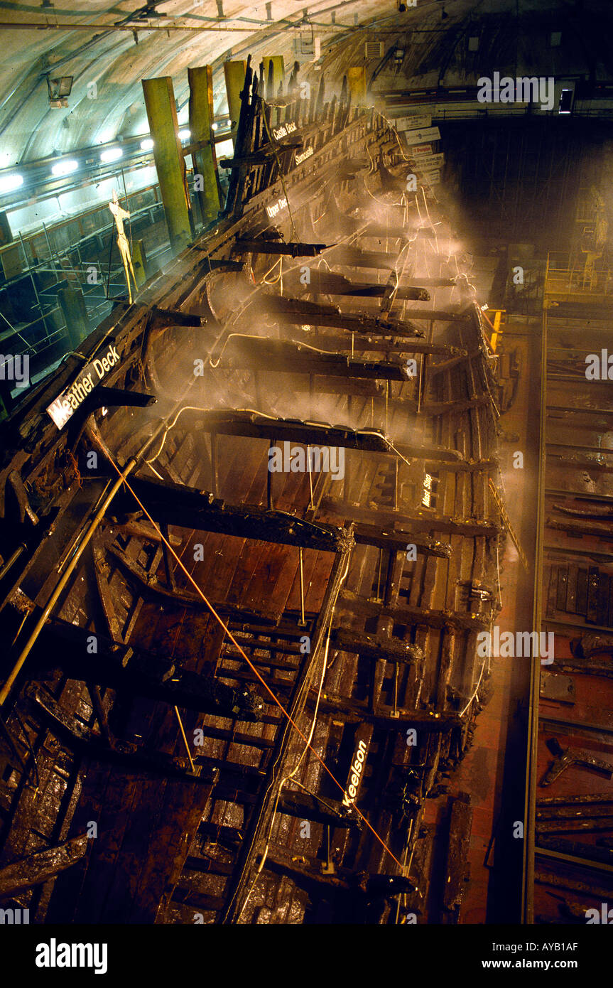 Mary Rose 16th century Galleon Portsmouth Stock Photo
