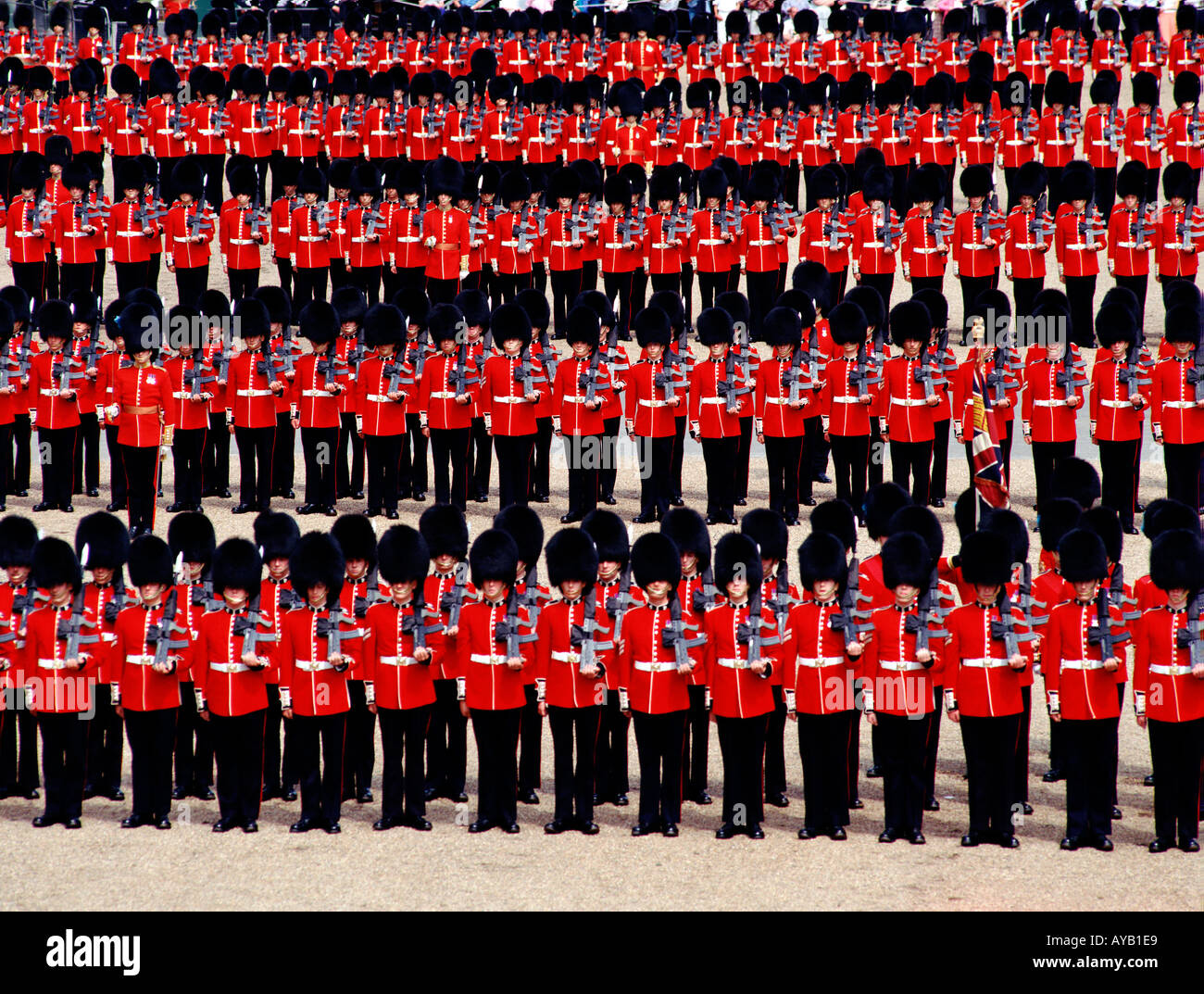 Trooping of The Colour at Horseguards Parade London Royal Grenadiers