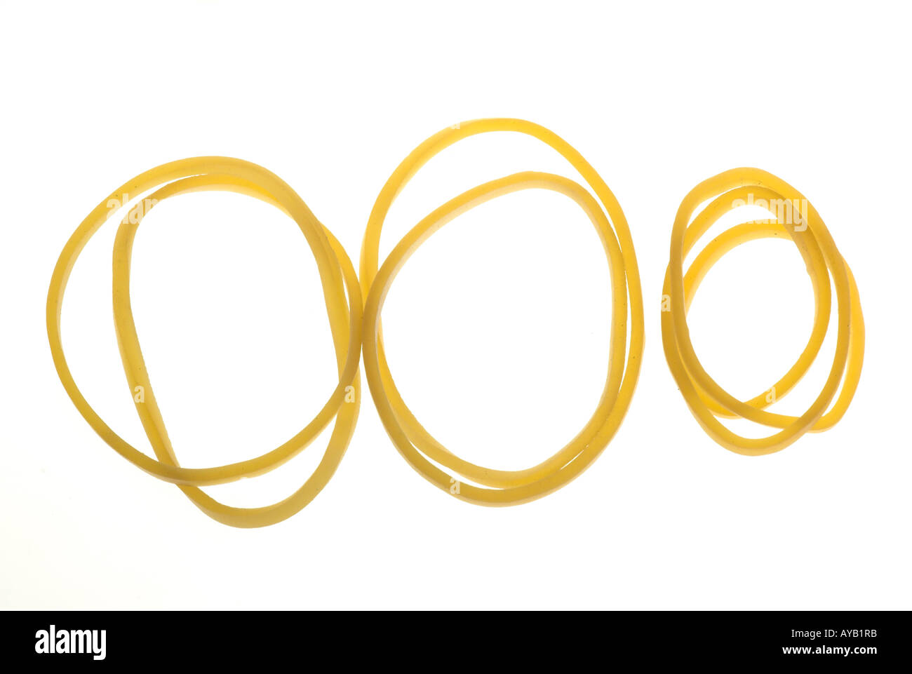 Rubber band elastic band Stock Photo Alamy