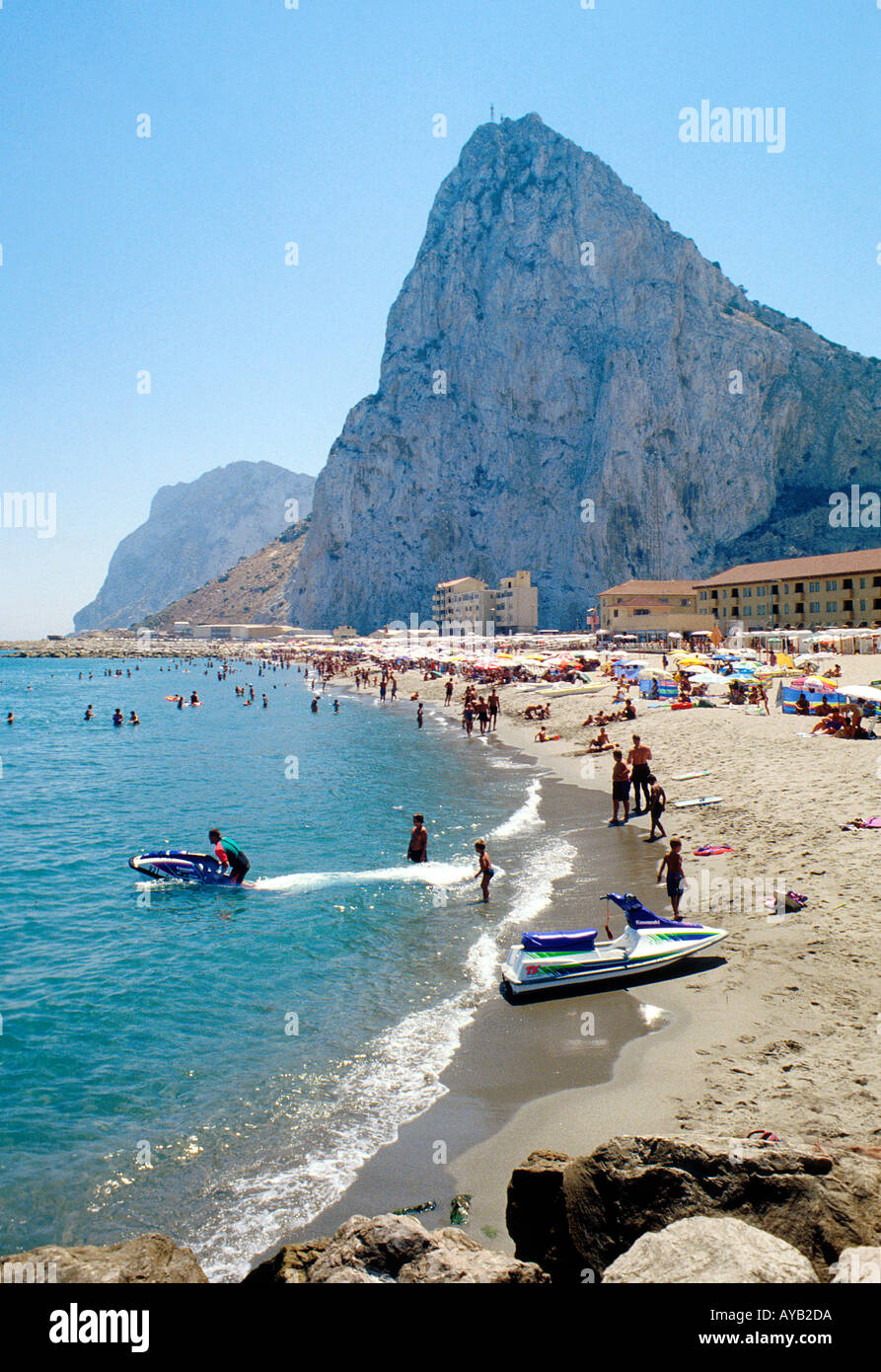 Gibraltar Beaches On The East Coast Stock Photo Alamy