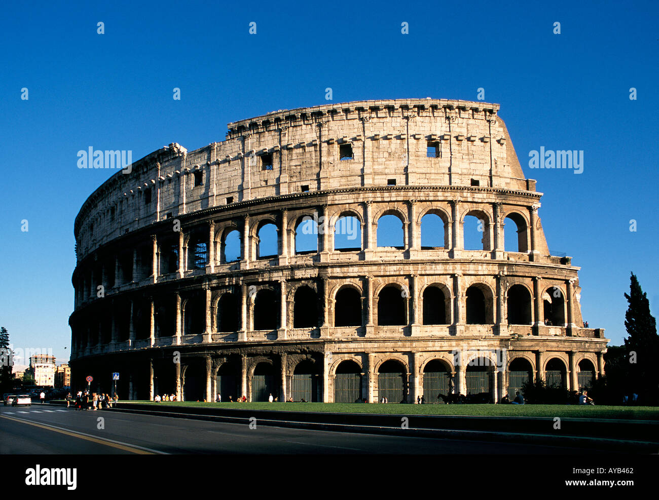 The Colosseum in Rome. Stock Photo