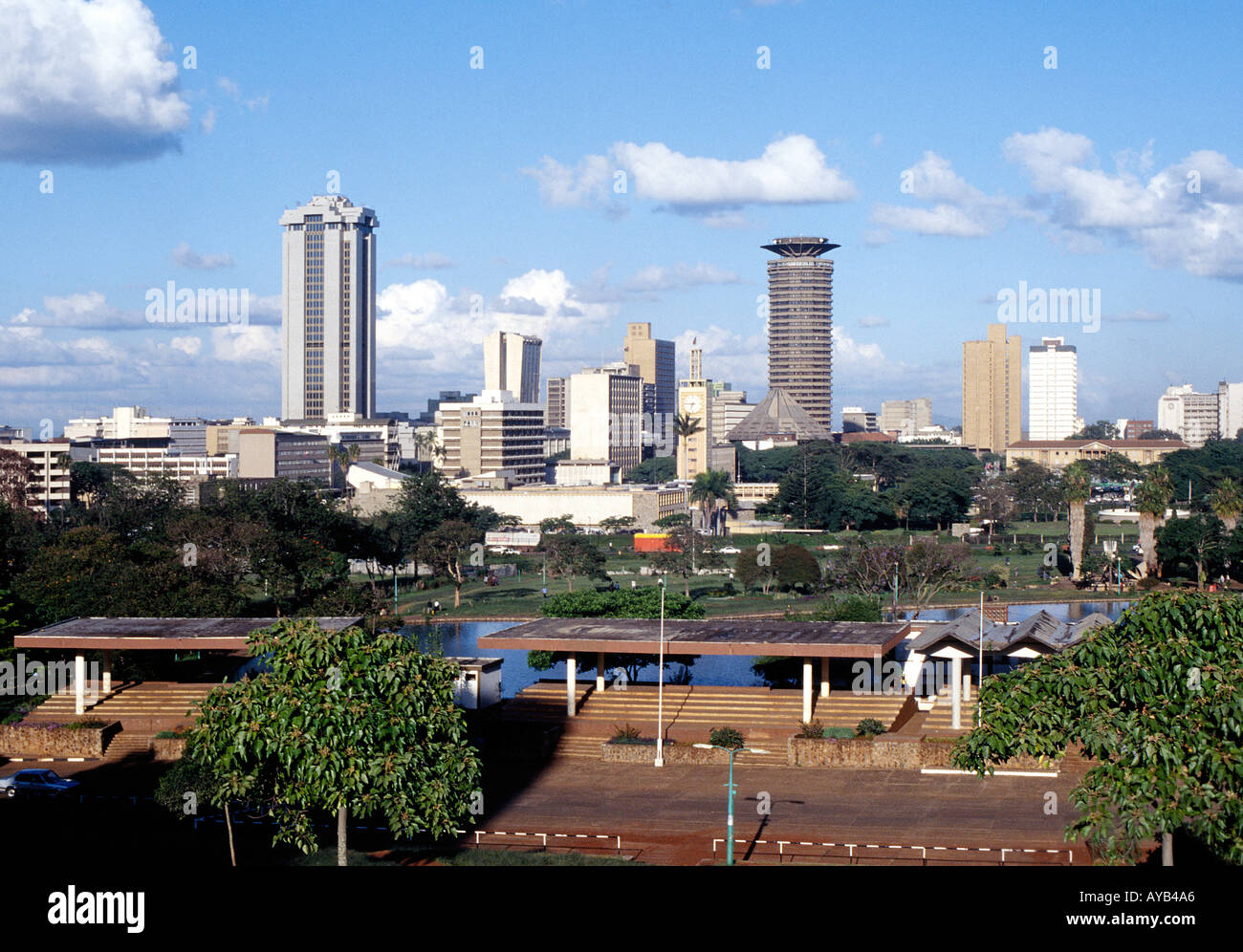 City of Nairobi Kenya Stock Photo