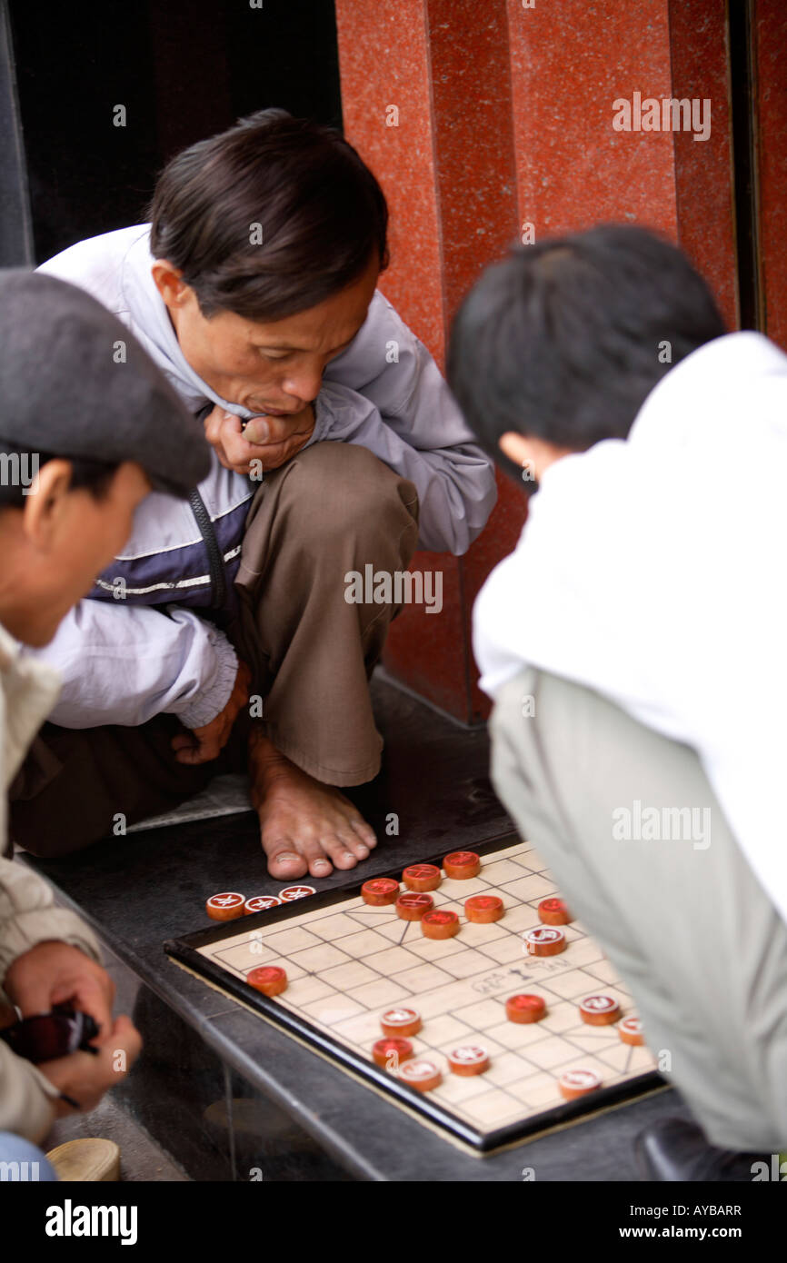 Board Game Hanoi North Vietnam Stock Photo Alamy