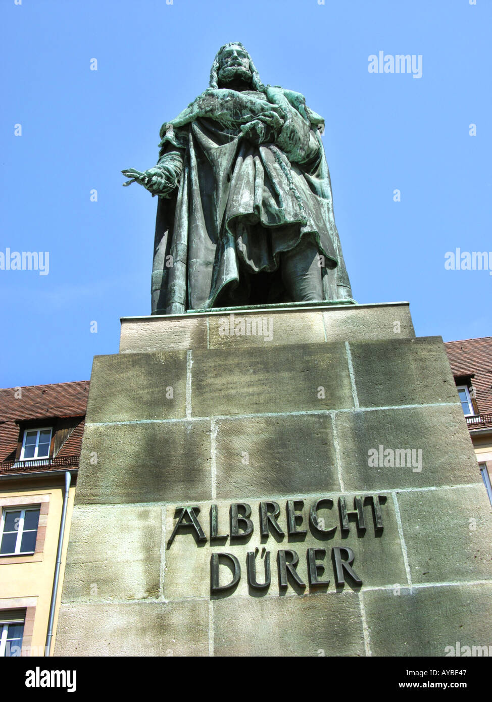 nuernberg NUREMBERG nurnberg the ALBRECHT DÜRER DUERER DURER statue monument  Stock Photo