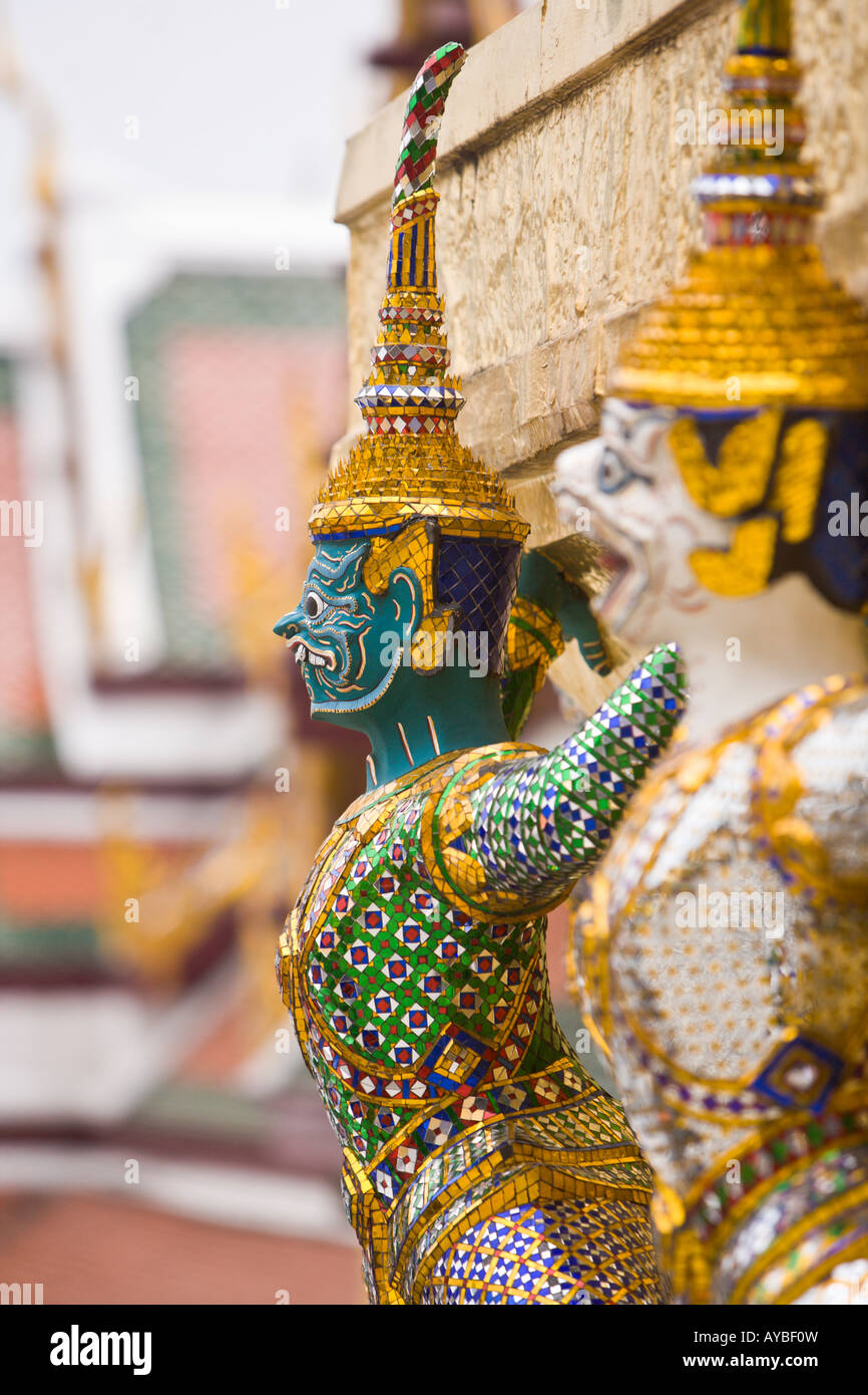 Emerald Buddha Palace Bangkok Stock Photo