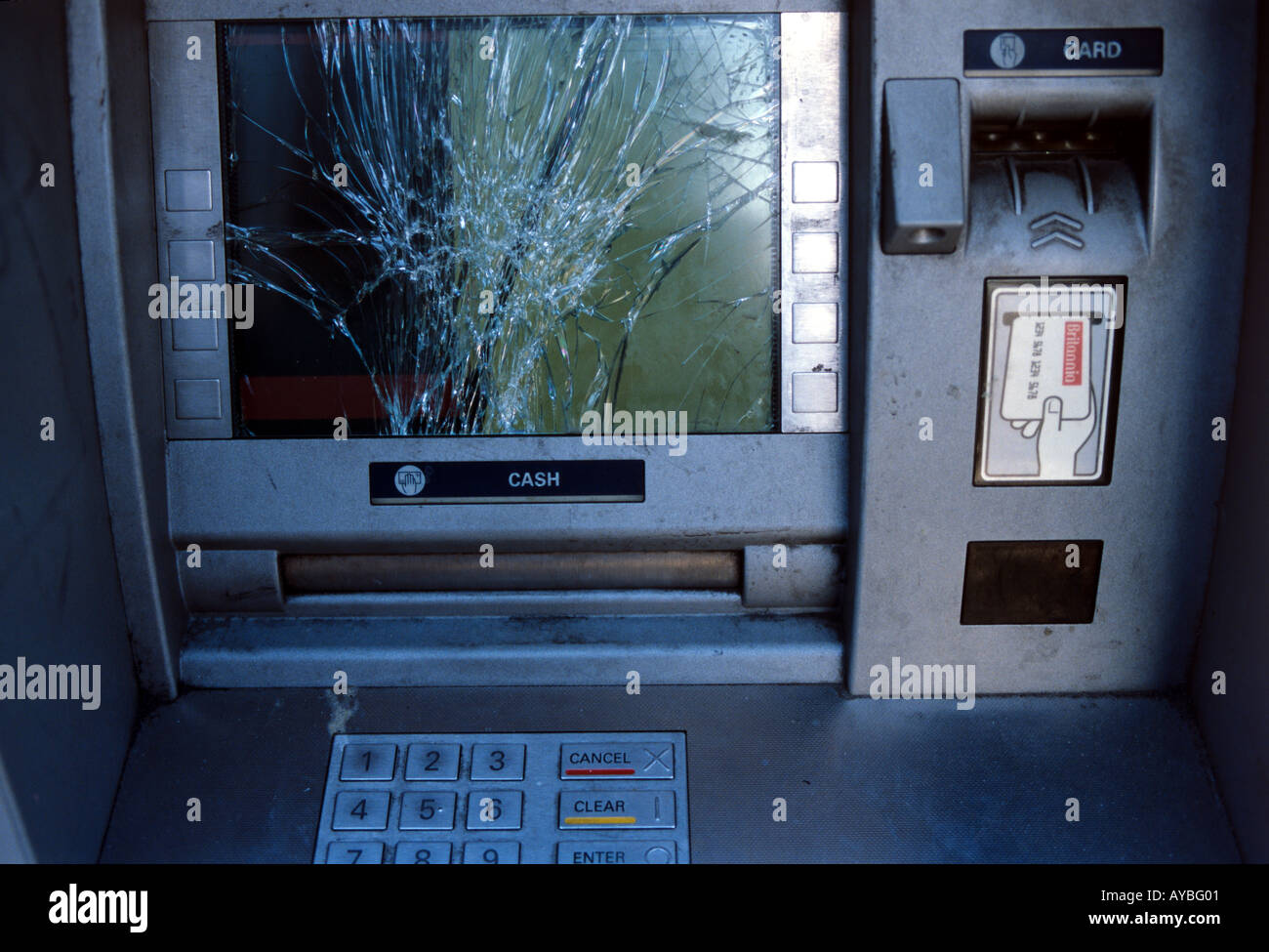 Broken atm hires stock photography and images Alamy