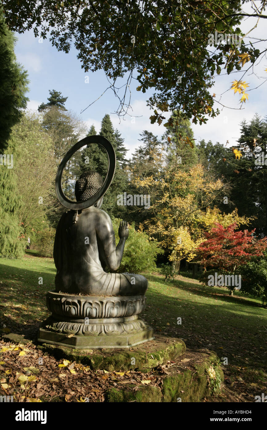Statue buddha batsford arboretum hi-res stock photography and images - Alamy