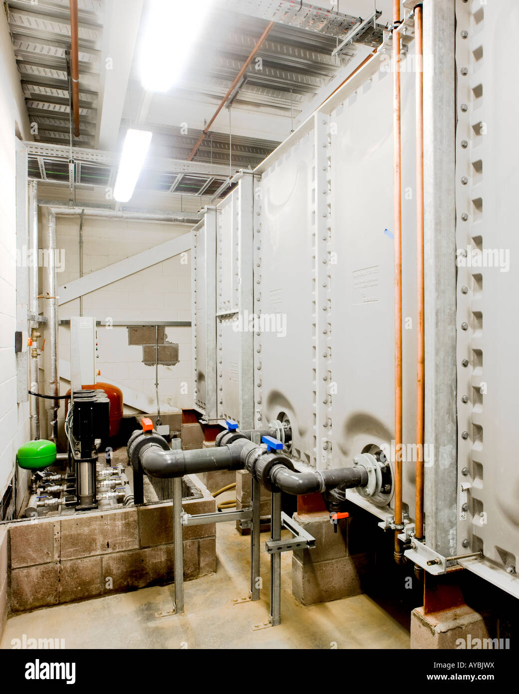 Interior of industrial plant room Stock Photo Alamy